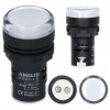 Lampka kontrolna sterownicza LED Biała 12V fi:22mm ADELID