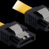 82481 Cable SATA 70cm yellow str/str Metall