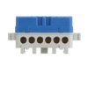 Listwa przyłączeniowa izolowana LPI-6n 6‑otworów 76A IP20 niebieska A18-0068