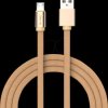 8495 Sync & charging, USB A -> micro, 1,0m, cotton, gold