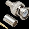 0401000-D BNC plug, crimp type, RG 58-U