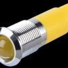 Q14P1CXXY12E Indicator LED, 12 V DC, 14 mm, FASTON, yellow/BrC