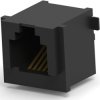 Socket, RJ11/RJ12/RJ14/RJ25, 6 pole, 6P6C, Cat 3, solder connection, SMD, 1-1734858-3