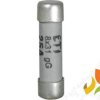 Bezpiecznik CH8x32 gG 10A cylindryczny ETI
