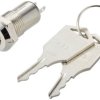 Przełącznik kluczykowy 30 V 1 A 1 x wyłącz/włącz 1 x 90° S1091 B 1 szt.