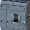 Wyłącznik kompaktowy MCCB, 4-biegunowy, 630A, 690V, Stałe, Siemens, 3VA2