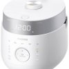 Ryżowar Cuckoo CRP-LHTR0609F, 1090 W, 1.08 l, biały, srebrny, z miarką