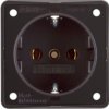 Integro Flow Gniazdo schuko brąz 941852501 HAGER