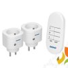 Zestaw bezprzewodowych mini gniazd sterowanych pilotem 2+1 mini OR-GB-439 ORNO