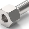 Hexagon spacer bolt, external/internal thread, M4/M4, 16 mm, brass, 971160474