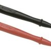Zestaw zabezpieczonych końcówek pomiarowych Fluke TP38 złącze żeńskie 4 mm CAT IV 600 V, CAT III 1000 V