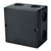 Puszka instalacyjna KSK 100 natynkowa 101x101x63mm hermetyczna IP66 bezhalogenowa LSOH czarna