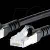 1308452000-E Patch cord RJ45 Cat.6A AWG26 S/FTP LSHF 2.0 m black