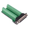 25 Way Female D Sub Connector with Terminal Blocks