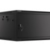 SZAFA INSTALACYJNA RACK WISZĄCA 19 6U 600X600 CZARNA DRZWI METALOWE LANBERG (FLAT PACK)