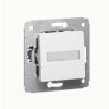 CARIVA Wyłącznik zwierny przycisk z uchwytem etykiety 12V biały 773612 LEGRAND