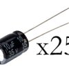 Opencircuit 10uF 35V Capacitor electrolytic - 25 pcs