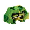 WAGO 261-357 2 Conductor Terminal Block Green-yellow AWG28-14
