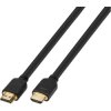 Connection cable, UltraFlex + UL, 2 m, black/gray, HDMI plug type A, straight to HDMI plug type A, straight, HDMI-PQ-MM-2,0M-UF