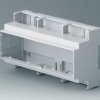 PC DIN rail enclosure, (L x W x H) 58 x 160 x 90 mm, light gray, B6706100