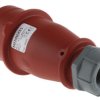 Złącze przemysłowe - zasilające 16A Wtyczka 400 V 7P Męski MENNEKES Czerwony Montaż na kablu IP44