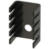 Radiator; FK231-SA220; z otworem; czerniony; 19,1mm; U; 24K/W; 13,5mm; 9,5mm; Fischer Elektronik