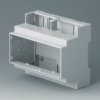PC DIN rail enclosure, (L x W x H) 58 x 106 x 90 mm, light gray, B6705101
