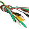 Przewody pomiarowe; TL-5-C/C; 2x krokodylek; 2mm; 0,5m; ABS; 5 kolorów; Koko-Go