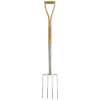 Kent & Stowe 70100018 Stainless Steel Border Fork, FSC®
