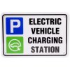 Kaspa A4 Size 11g Aluminium Sign "EV charging station" Wall Mounting