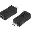 Adapter gniazdo miniUSB - wtyk microUSB