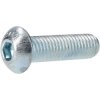 R-TECH 337364 M10 X 35 Hex Socket Button Screws Steel BZP