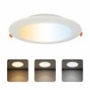 Oprawa podtynkowa downlight LED, 18W, 1660lm, IP20, CCT, okrągła, biała, ALEXIS HOROZ