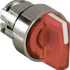 Schneider Electric ZB4BK1343 ZB4BK1343 Element czołowy przełącznika wyboru (Ø) 22 mm chrom, czerwony 1 szt.