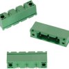 Pin header, 3 pole, pitch 7.62 mm, straight, green, 691318400003