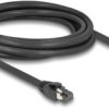 kabel LAN Delock 80235, 1 szt., RJ45, CAT 8.1, S/FTP, 3.00 m, czarny