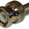 BNC plug 50 Ω, RG-174, RG-188, RG-316, LMR-100A, Belden 7805A, RG-174LL, crimp connection, straight, 112136