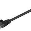 Kabel krosowy patchcord U/UTP kat.5e CCA czarny 15m 68646
