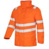 4-In-1 Hi Visibility Rain Jacket With De