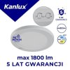 Oprawa downlight LED z czujnikiem ERGA PIR 17W CCT-W max 1800lm 3000-6500K ciepła/neutralna/zimna IP20 5 lat Gwar. biały 24606