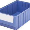 BITO Lagertechnik 134175 Skrzynka do regałów nadaje się na żywność (D x S x W) 400 x 234 x 140 mm niebieski 6 szt.