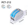PCT-212 Wago Electrical Cable Connector Clone - Terminal Block Connector - 10 pcs
