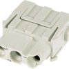 HARTING 09140033102 Wkładka złącza żeńskiego Han® C-Modul 3 + PE zaciskane 1 szt.
