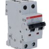 Wyłącznik nadprądowy MCB, Typ C, 2-biegunowy, 63A, 440V, 125V, na szynę DIN, ABB S202M-C63, S200M