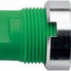 4 mm socket, screw connection, mounting Ø 12.2 mm, CAT III, green, SEB 6445 NI / GN