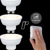 29271 LED floodlight GU10, 4.9 W, 550 lm, 4000 K, dimmable, pack of 3