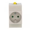 Gniazdo modułowe serwisowe 2P+Z 16A 250V na szynę DIN KMFS-16A 19490