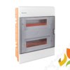 Rozdzielnica podtynkowa 24 modułowa 2x12M drzwi transparentne IP40 SRp-24 (N+PE) 2.5 ELEKTRO-PLAST