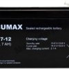 Acumax Akumulator 12V Am 7Ah Żywotność: 6-9 Lat Terminal T2