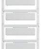 PA device marker, (L x W) 60 x 15 mm, gray, 40 pcs, 1072640000
